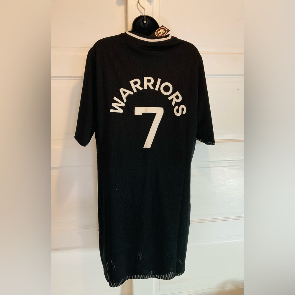 Warriors Black basketball T-shirt dress